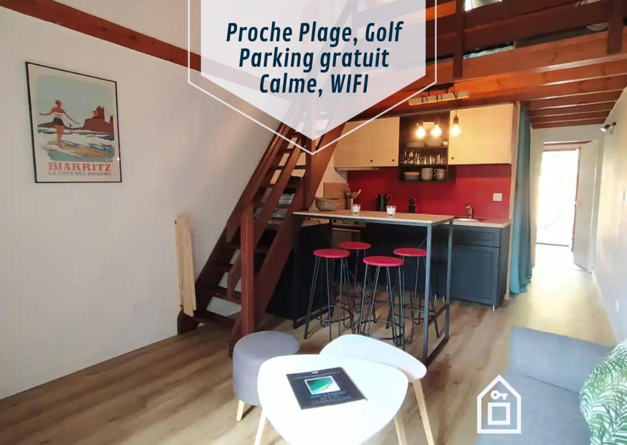 Bidarteko Paradisua proche plage, golf, parking Buitenkant foto